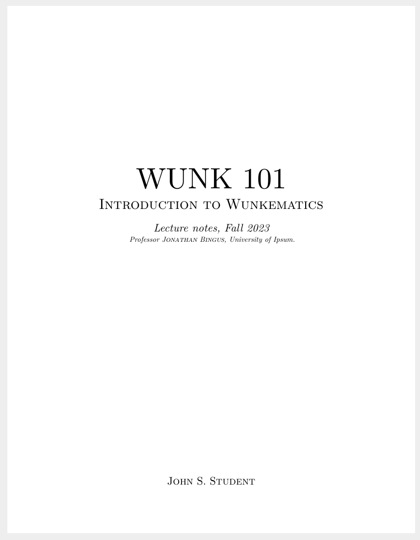 The output of the above Typst code.